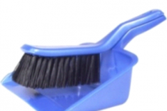 DUSTPAN AND BRUSH SET PLASTIC