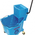 ECONO SNGLE BUCKET ON CASTORS + WRINGER